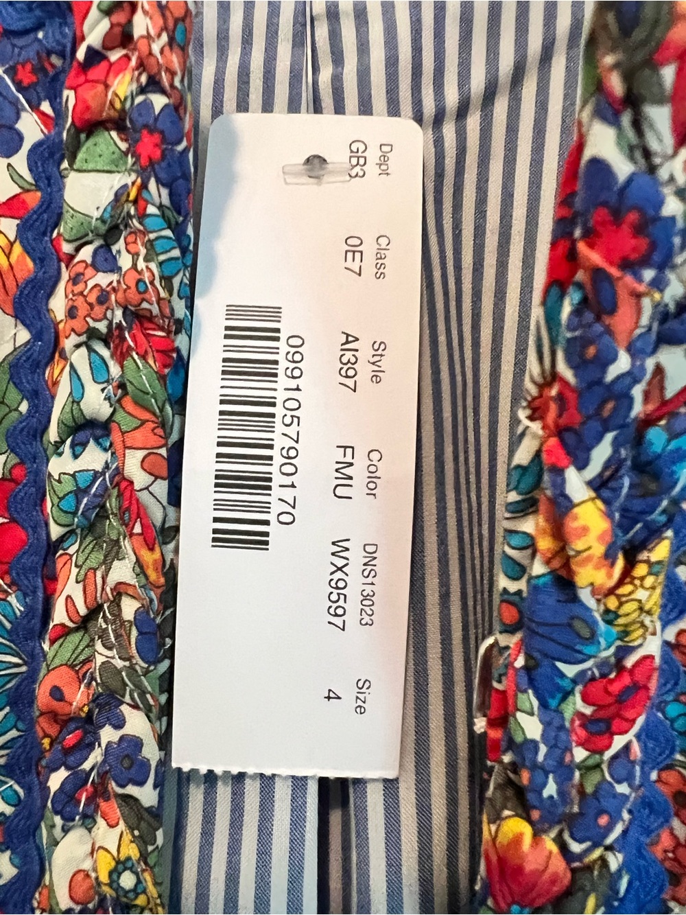 J. Crew Liberty print jacket. NWT Size 4 - Picture 4 of 4